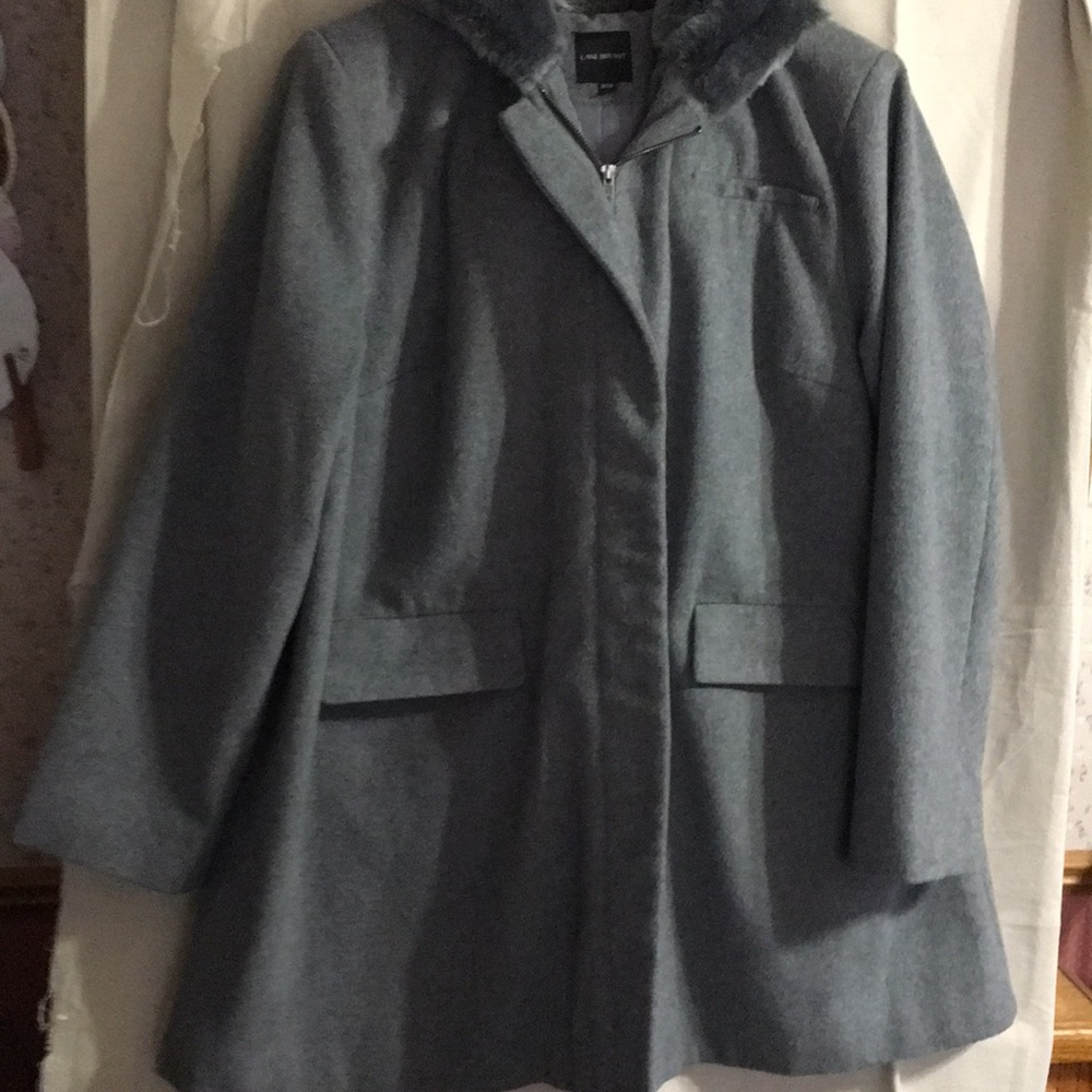 Lane Bryant Winter coat w/Hood Faux Fur